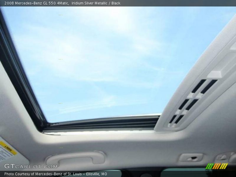 Iridium Silver Metallic / Black 2008 Mercedes-Benz GL 550 4Matic