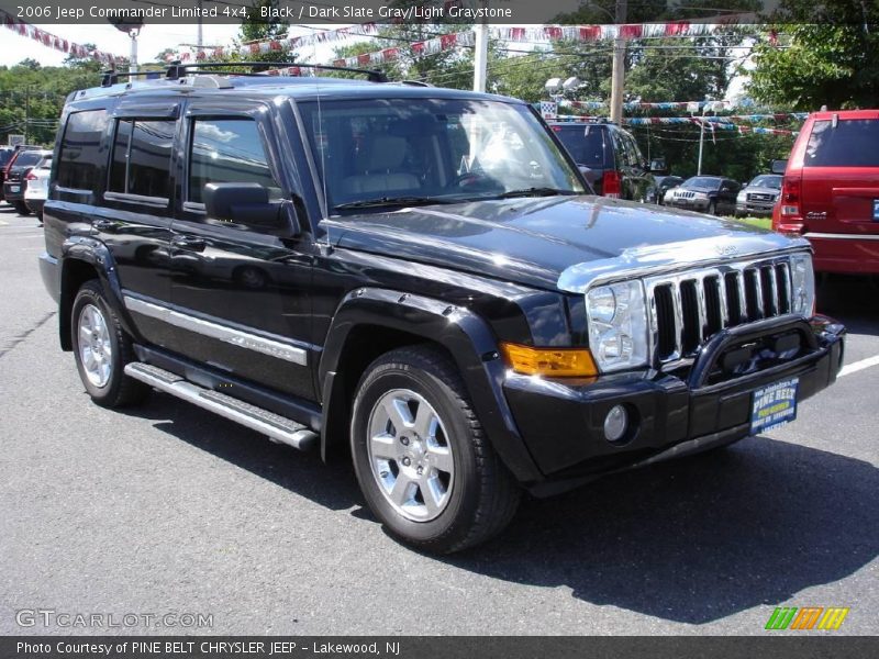 Black / Dark Slate Gray/Light Graystone 2006 Jeep Commander Limited 4x4