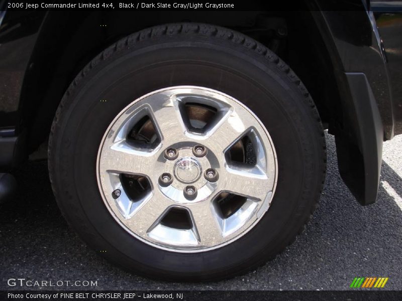 Black / Dark Slate Gray/Light Graystone 2006 Jeep Commander Limited 4x4