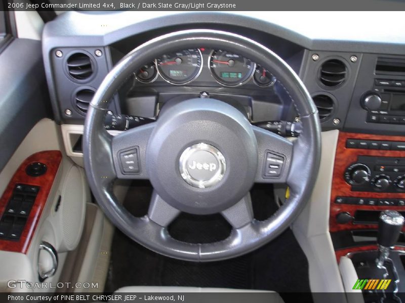 Black / Dark Slate Gray/Light Graystone 2006 Jeep Commander Limited 4x4