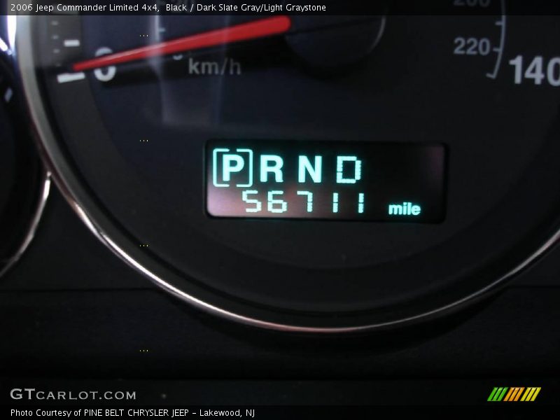 Black / Dark Slate Gray/Light Graystone 2006 Jeep Commander Limited 4x4