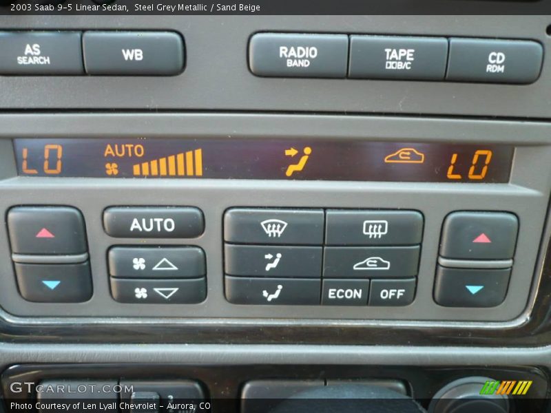 Steel Grey Metallic / Sand Beige 2003 Saab 9-5 Linear Sedan