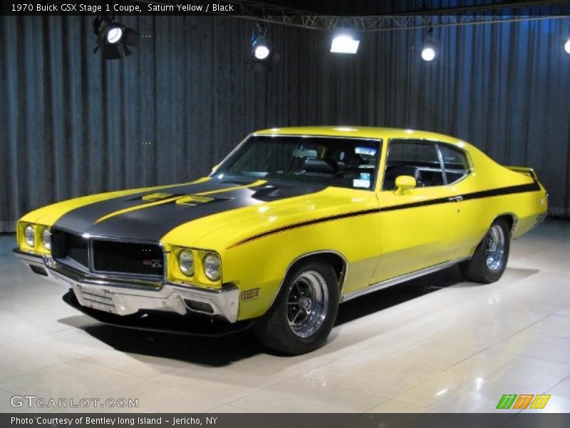 Saturn Yellow / Black 1970 Buick GSX Stage 1 Coupe