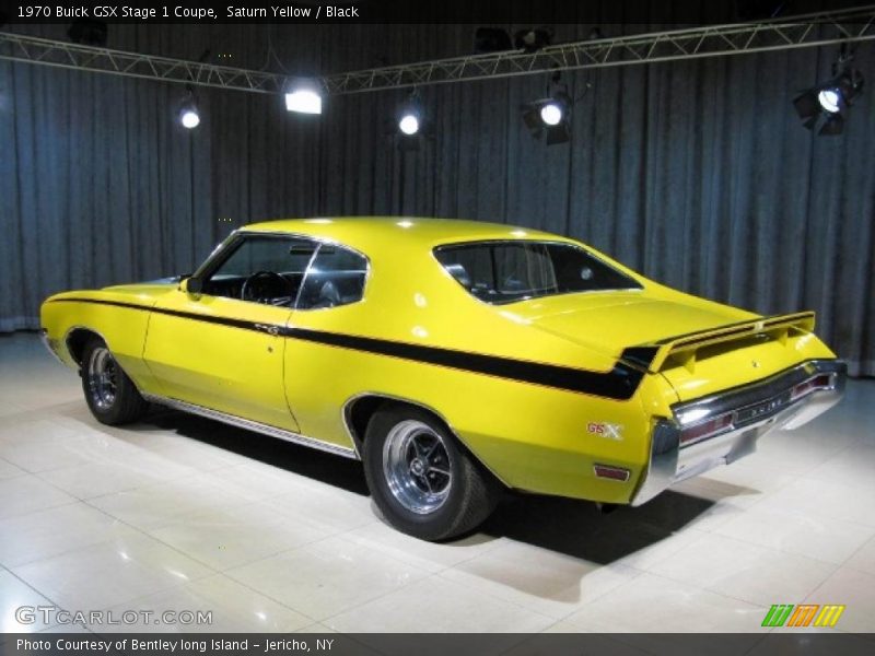 Saturn Yellow / Black 1970 Buick GSX Stage 1 Coupe
