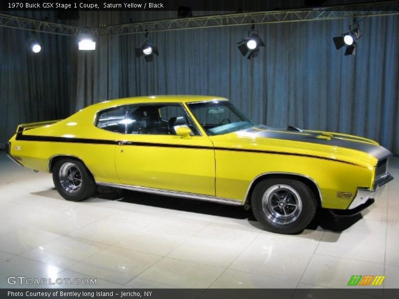 Saturn Yellow / Black 1970 Buick GSX Stage 1 Coupe