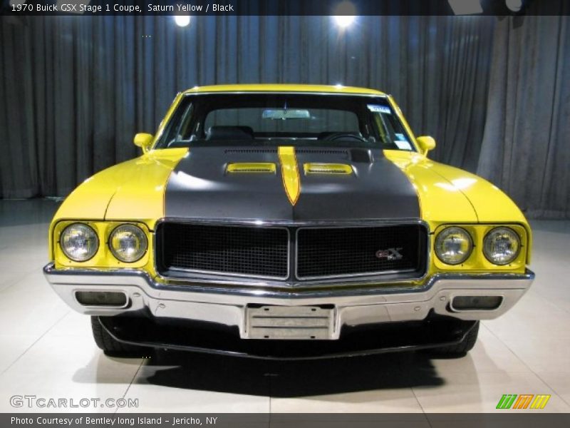 Saturn Yellow / Black 1970 Buick GSX Stage 1 Coupe