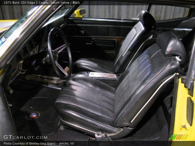Saturn Yellow / Black 1970 Buick GSX Stage 1 Coupe