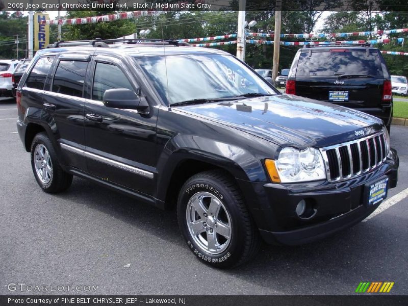 Black / Medium Slate Gray 2005 Jeep Grand Cherokee Limited 4x4