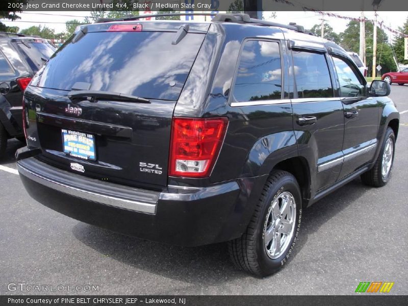 Black / Medium Slate Gray 2005 Jeep Grand Cherokee Limited 4x4