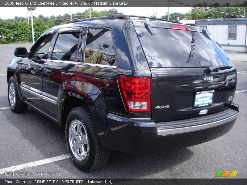 Black / Medium Slate Gray 2005 Jeep Grand Cherokee Limited 4x4