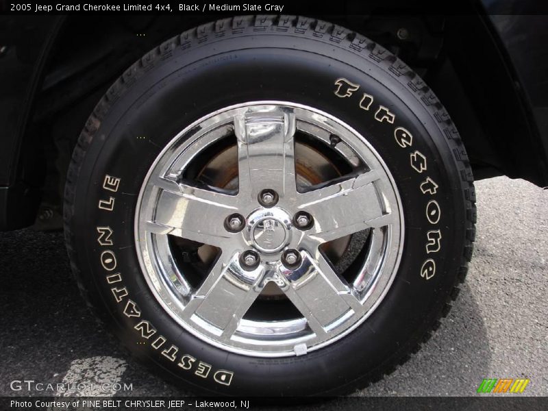 Black / Medium Slate Gray 2005 Jeep Grand Cherokee Limited 4x4