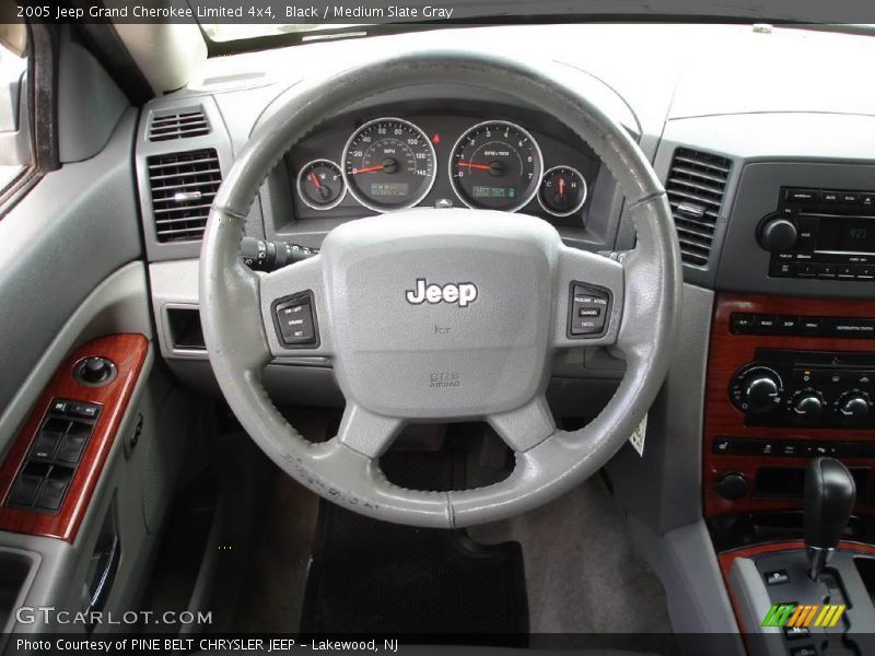 Black / Medium Slate Gray 2005 Jeep Grand Cherokee Limited 4x4