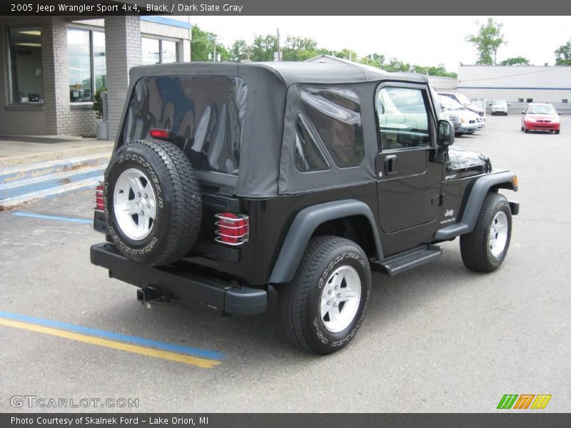 Black / Dark Slate Gray 2005 Jeep Wrangler Sport 4x4