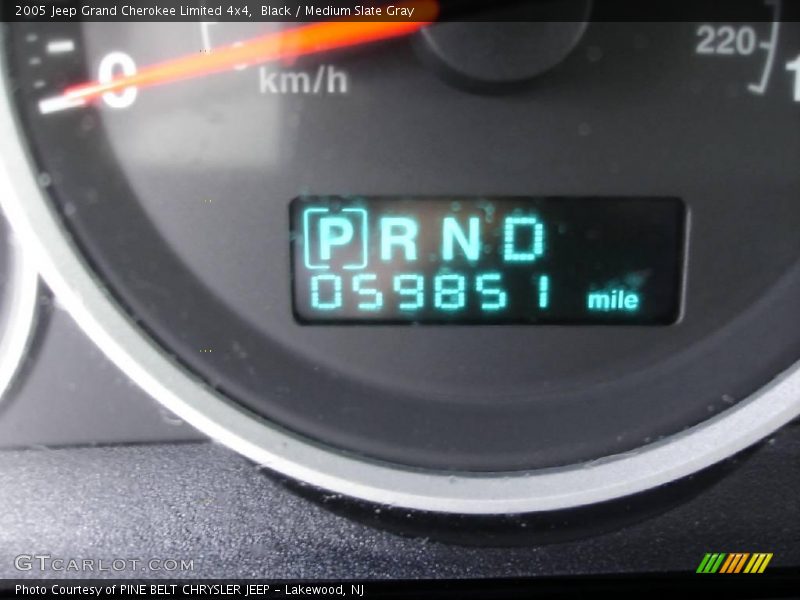 Black / Medium Slate Gray 2005 Jeep Grand Cherokee Limited 4x4