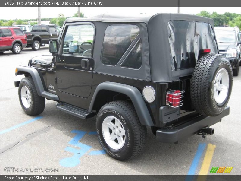 Black / Dark Slate Gray 2005 Jeep Wrangler Sport 4x4