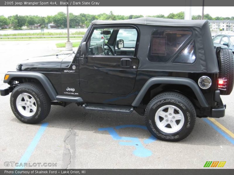 Black / Dark Slate Gray 2005 Jeep Wrangler Sport 4x4
