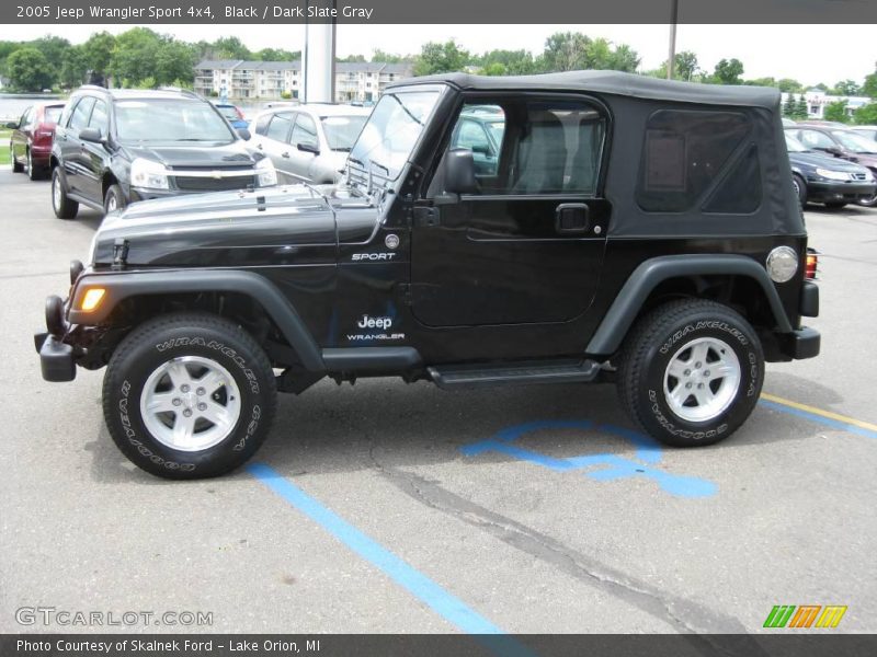 Black / Dark Slate Gray 2005 Jeep Wrangler Sport 4x4