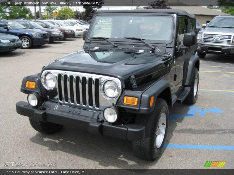 Black / Dark Slate Gray 2005 Jeep Wrangler Sport 4x4