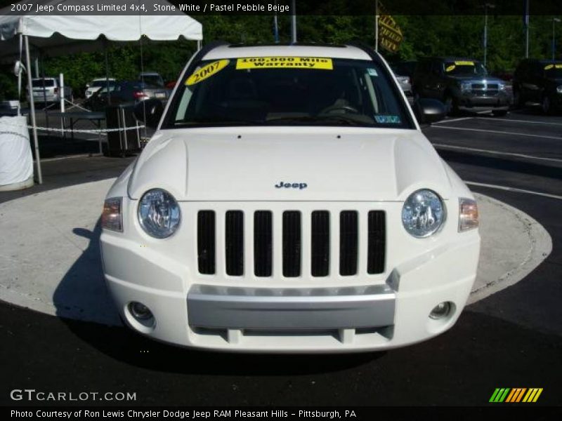 Stone White / Pastel Pebble Beige 2007 Jeep Compass Limited 4x4