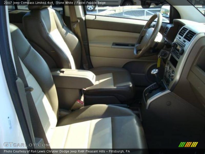 Stone White / Pastel Pebble Beige 2007 Jeep Compass Limited 4x4