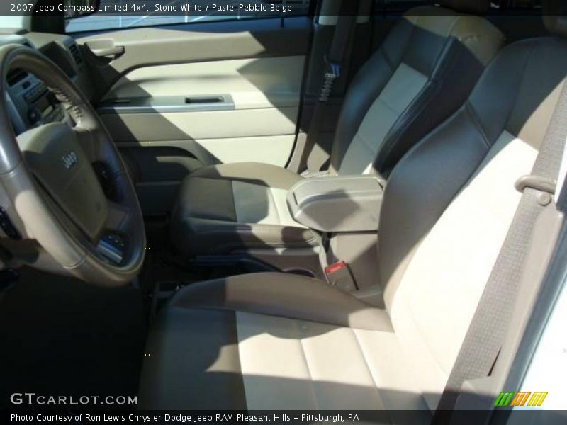 Stone White / Pastel Pebble Beige 2007 Jeep Compass Limited 4x4