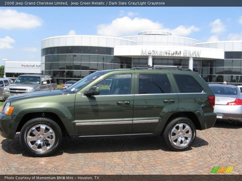 Jeep Green Metallic / Dark Slate Gray/Light Graystone 2008 Jeep Grand Cherokee Limited