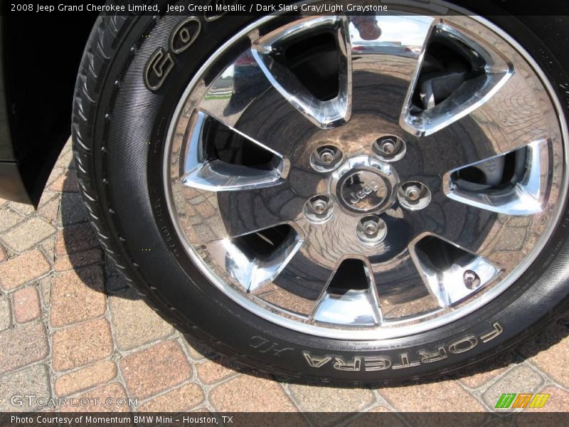 Jeep Green Metallic / Dark Slate Gray/Light Graystone 2008 Jeep Grand Cherokee Limited