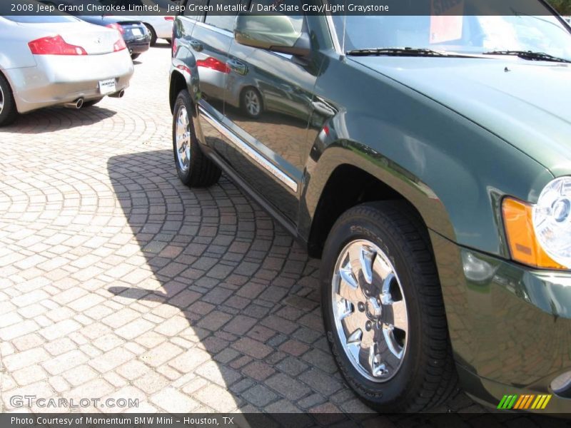 Jeep Green Metallic / Dark Slate Gray/Light Graystone 2008 Jeep Grand Cherokee Limited