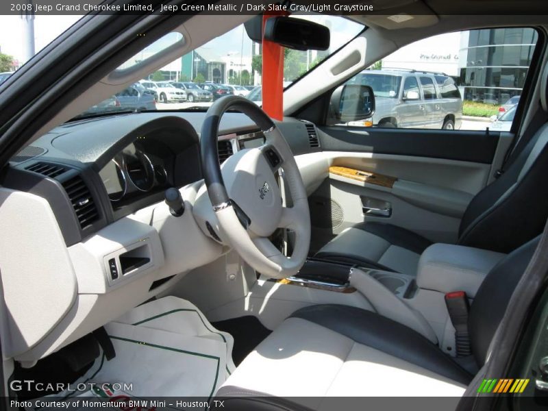 Jeep Green Metallic / Dark Slate Gray/Light Graystone 2008 Jeep Grand Cherokee Limited