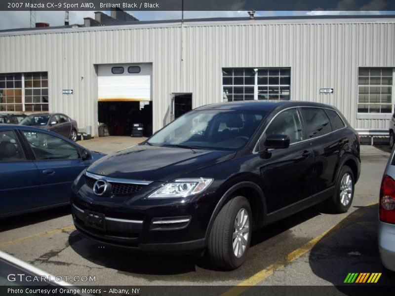 Brilliant Black / Black 2007 Mazda CX-9 Sport AWD