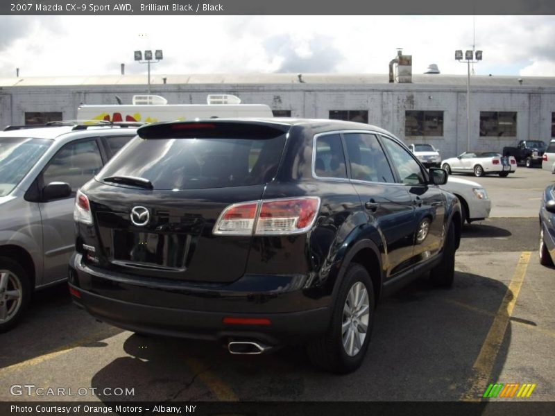 Brilliant Black / Black 2007 Mazda CX-9 Sport AWD