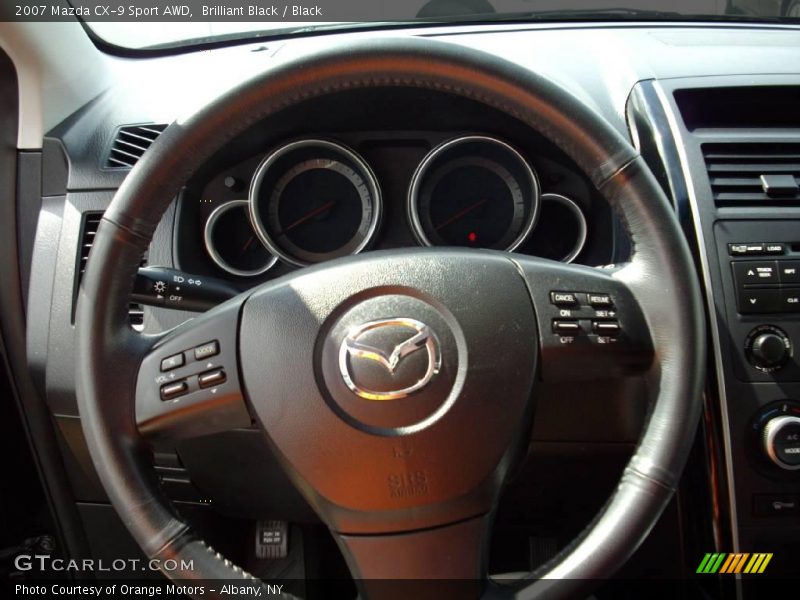 Brilliant Black / Black 2007 Mazda CX-9 Sport AWD