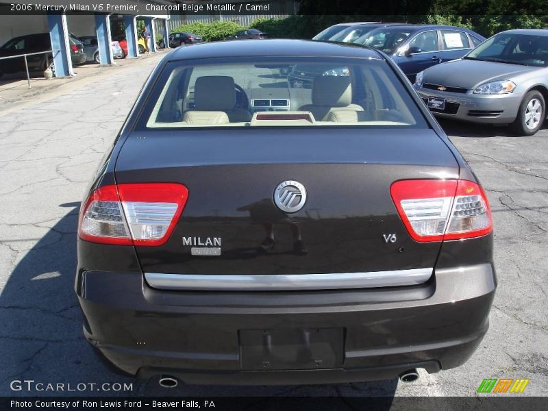 Charcoal Beige Metallic / Camel 2006 Mercury Milan V6 Premier
