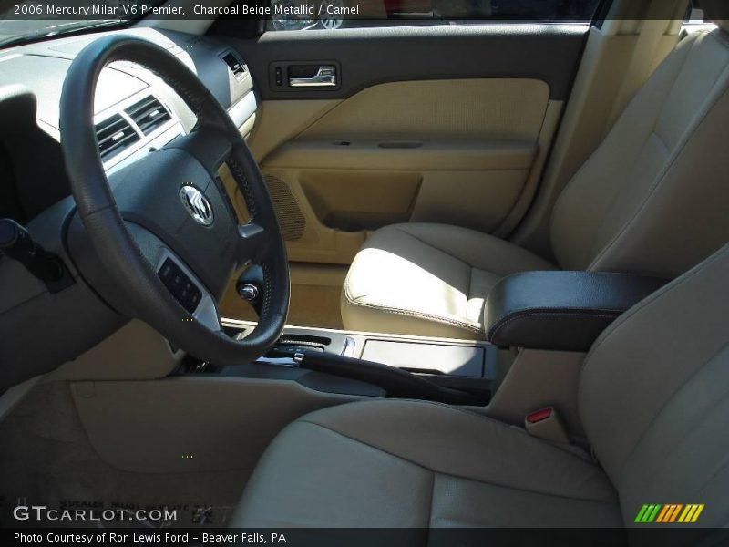 Charcoal Beige Metallic / Camel 2006 Mercury Milan V6 Premier