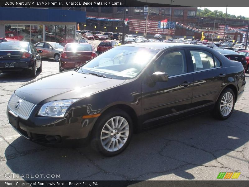 Charcoal Beige Metallic / Camel 2006 Mercury Milan V6 Premier