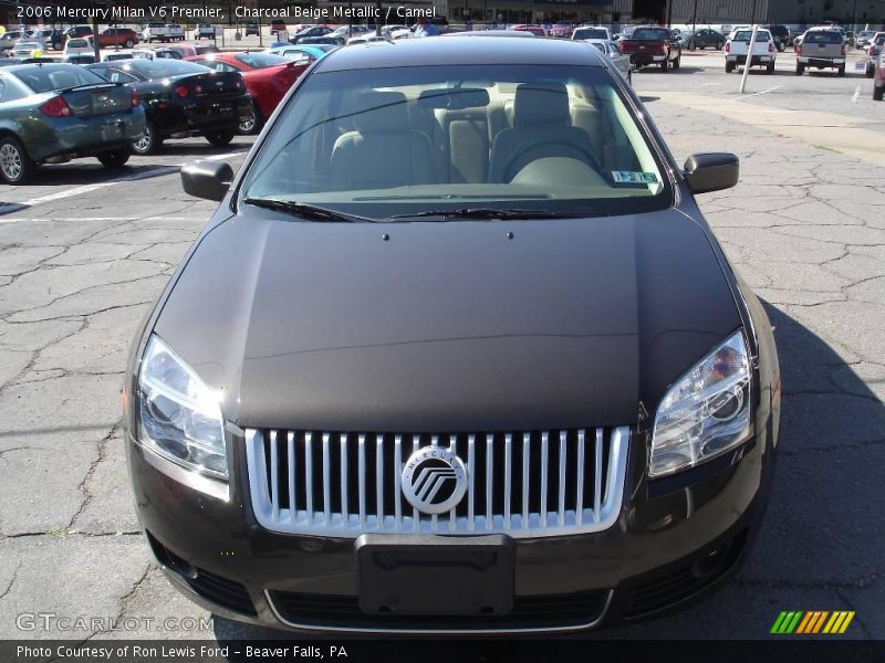 Charcoal Beige Metallic / Camel 2006 Mercury Milan V6 Premier