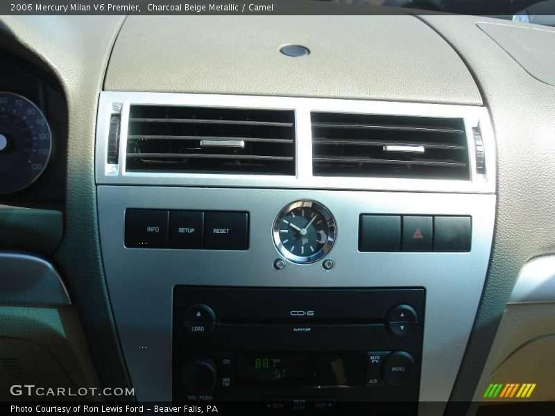 Charcoal Beige Metallic / Camel 2006 Mercury Milan V6 Premier