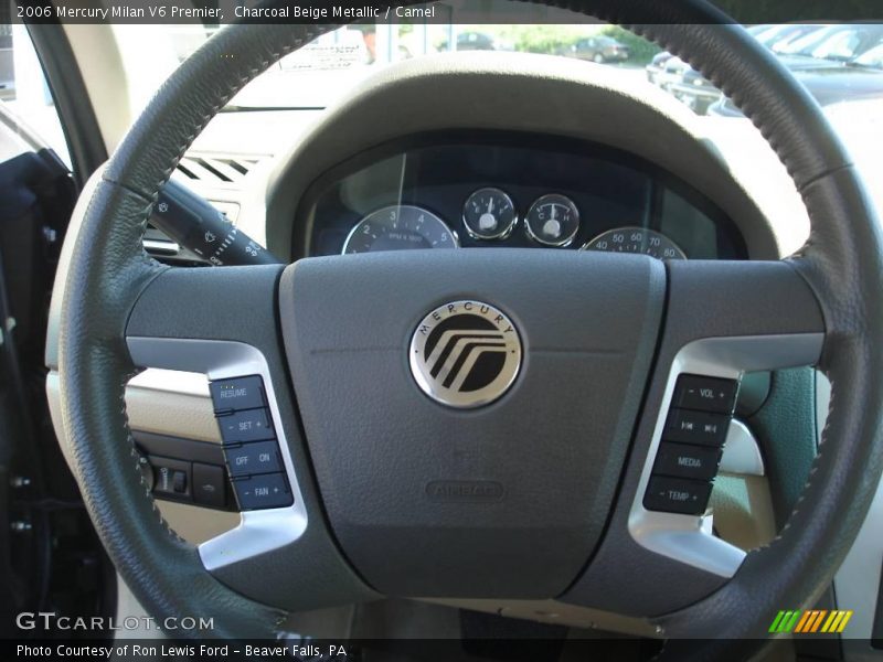 Charcoal Beige Metallic / Camel 2006 Mercury Milan V6 Premier