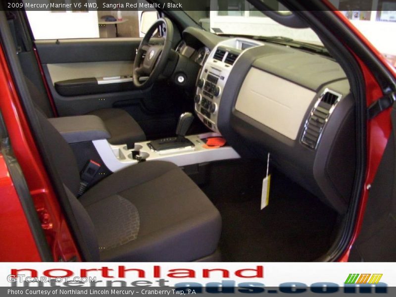 Sangria Red Metallic / Black 2009 Mercury Mariner V6 4WD