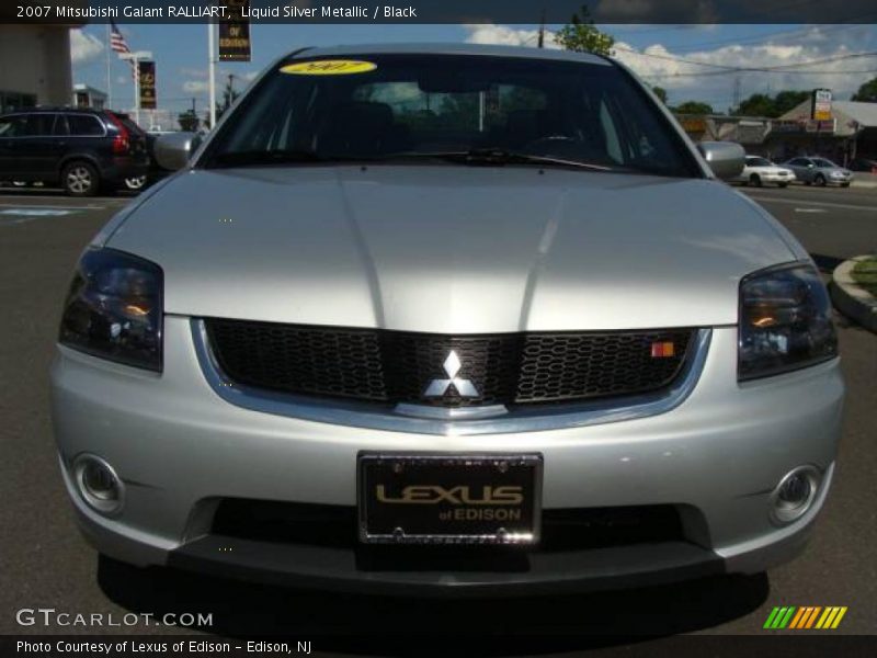 Liquid Silver Metallic / Black 2007 Mitsubishi Galant RALLIART