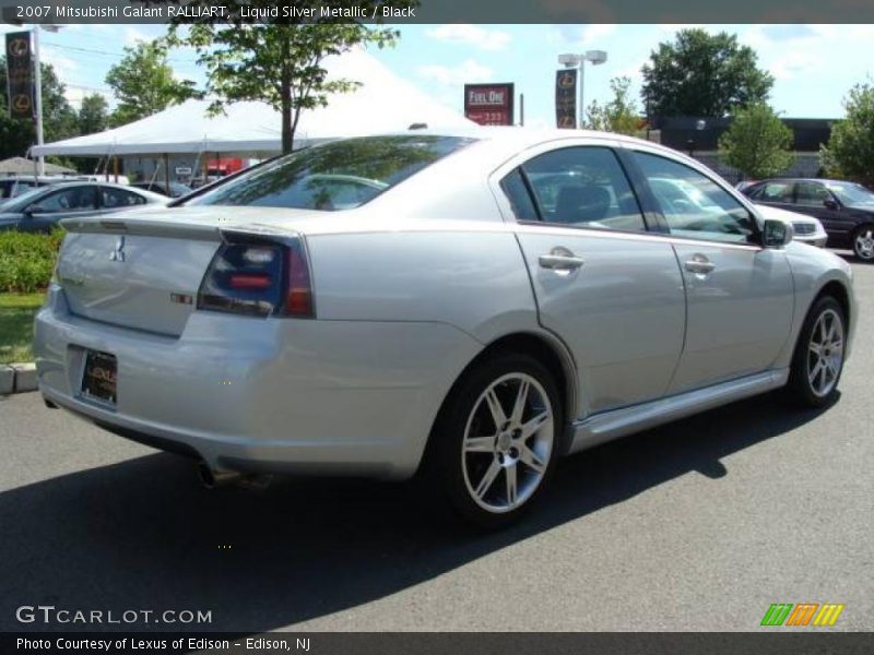 Liquid Silver Metallic / Black 2007 Mitsubishi Galant RALLIART