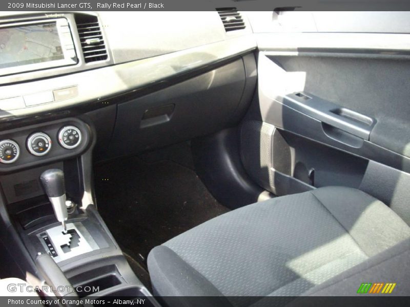 Rally Red Pearl / Black 2009 Mitsubishi Lancer GTS