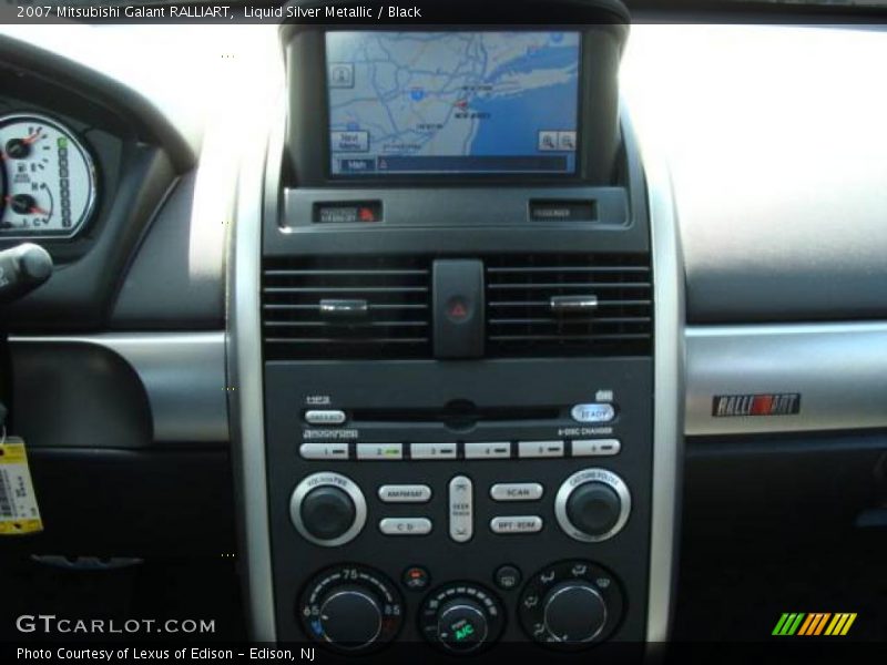 Liquid Silver Metallic / Black 2007 Mitsubishi Galant RALLIART