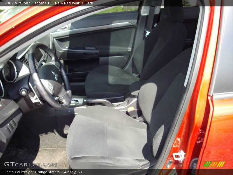 Rally Red Pearl / Black 2009 Mitsubishi Lancer GTS