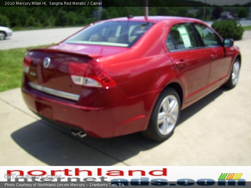 Sangria Red Metallic / Camel 2010 Mercury Milan I4