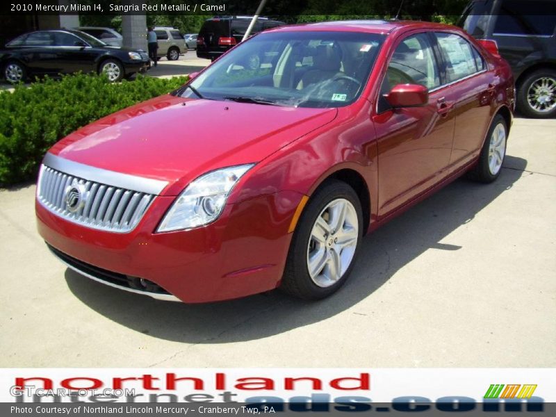 Sangria Red Metallic / Camel 2010 Mercury Milan I4