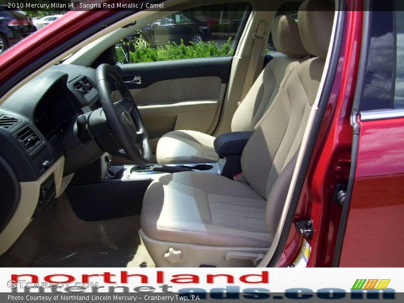 Sangria Red Metallic / Camel 2010 Mercury Milan I4