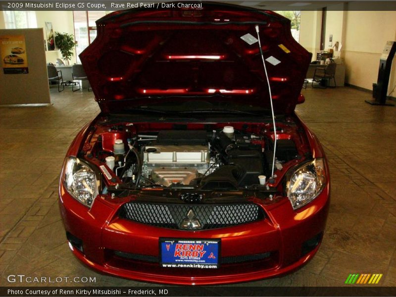Rave Red Pearl / Dark Charcoal 2009 Mitsubishi Eclipse GS Coupe