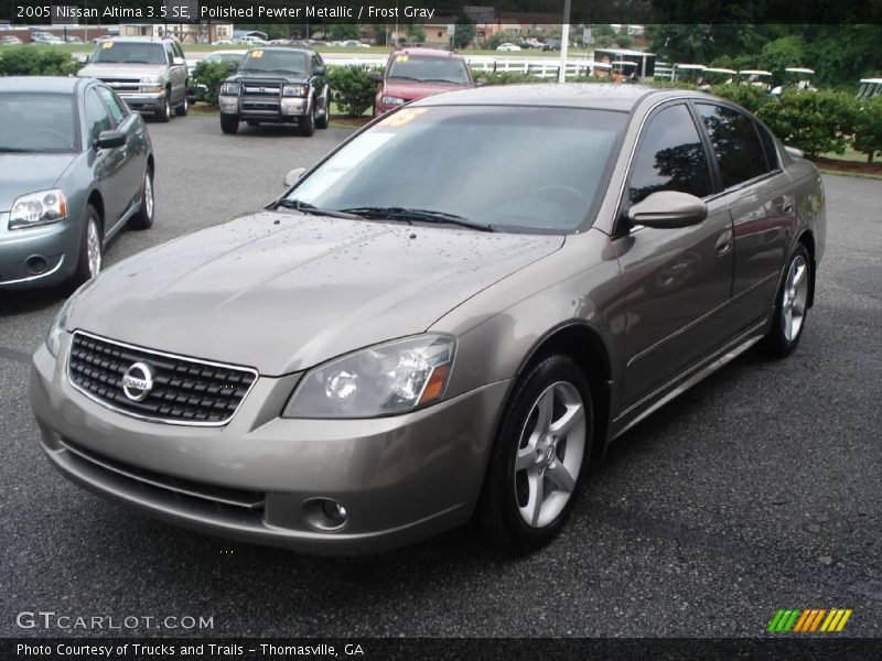 Polished Pewter Metallic / Frost Gray 2005 Nissan Altima 3.5 SE