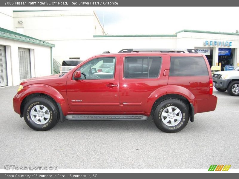 Red Brawn Pearl / Graphite 2005 Nissan Pathfinder SE Off Road